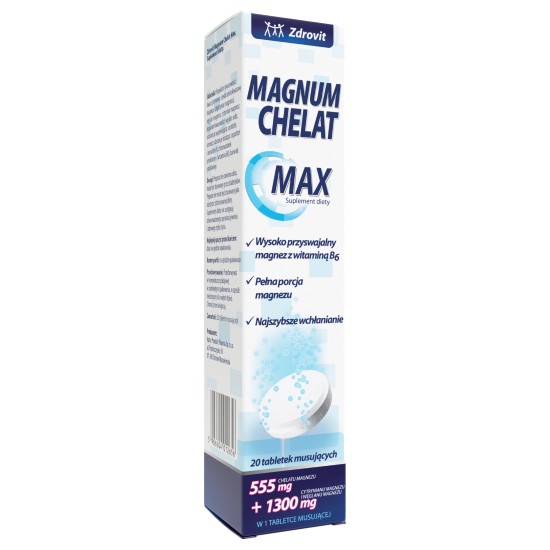 Magnum chelat max, 20 tabletek
