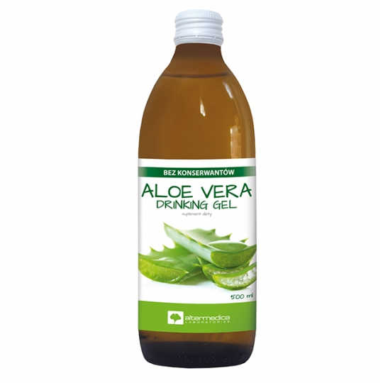 Alter medica aloe vera drinking gel, sok z aloesu, 500 ml
