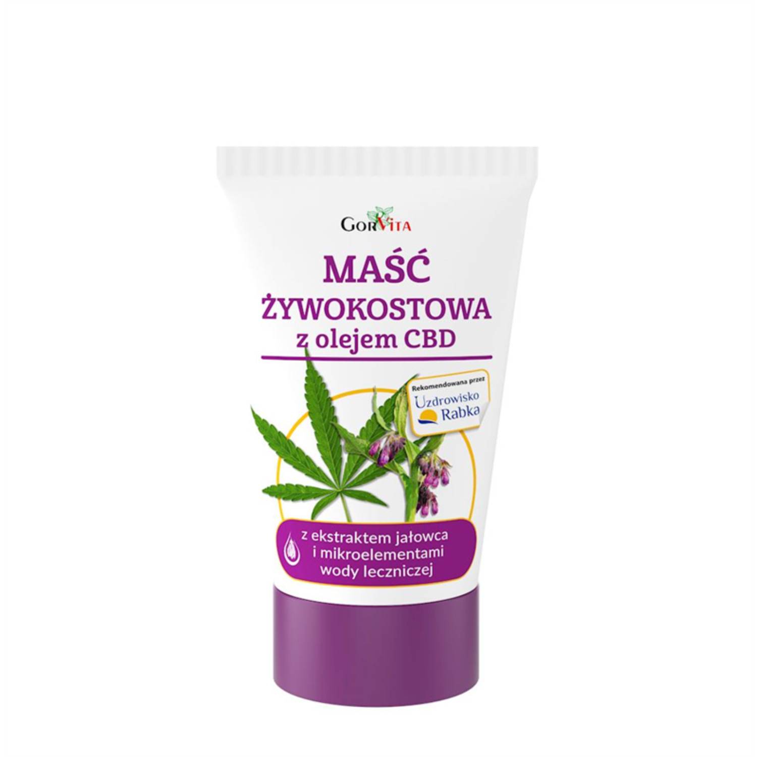 Gorvita - maść żywokostowa z olejem cbd, 140ml