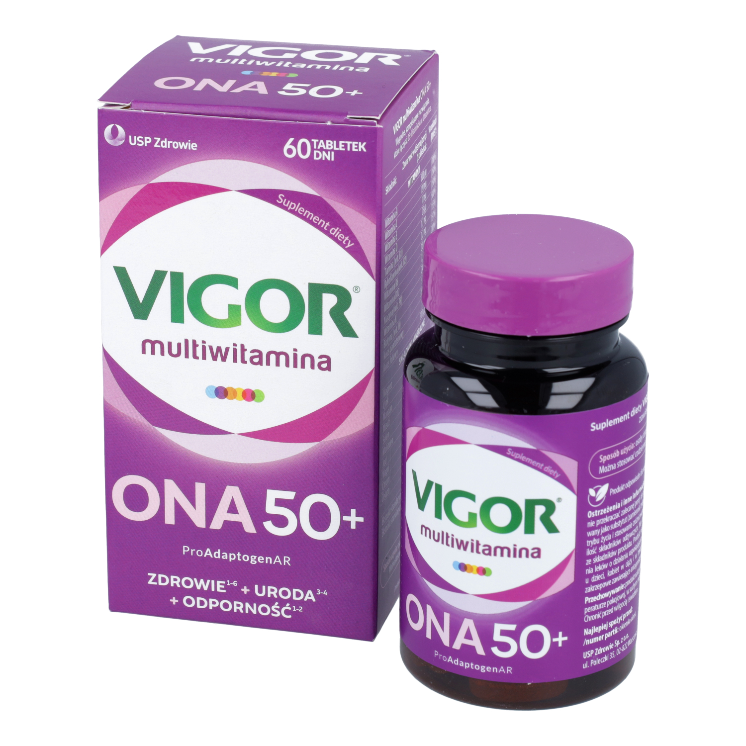 Vigor multiwitamina ona 50+, 60 tabletek