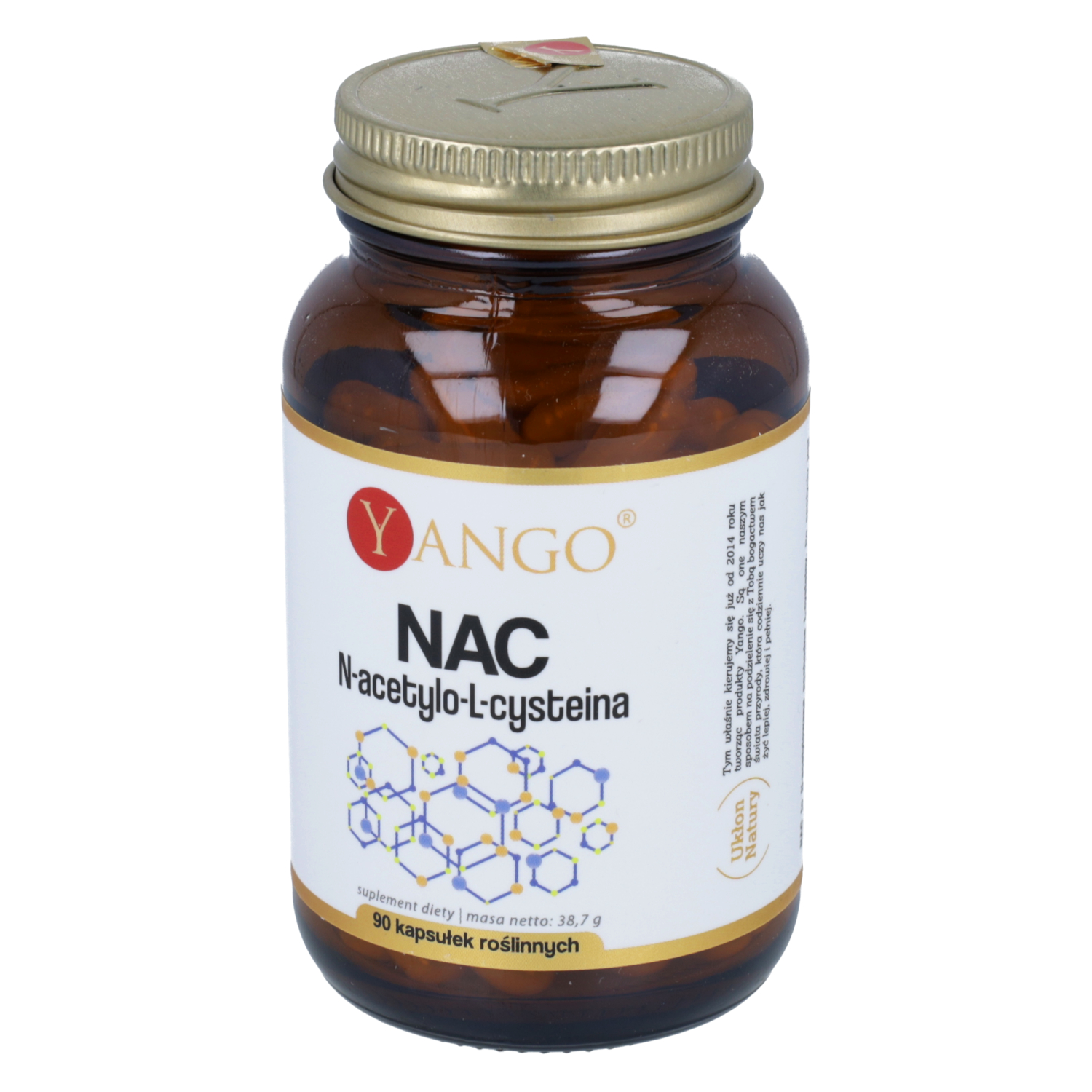 Yango nac (n-acetylo-l-cysteina), 90 kapsułek
