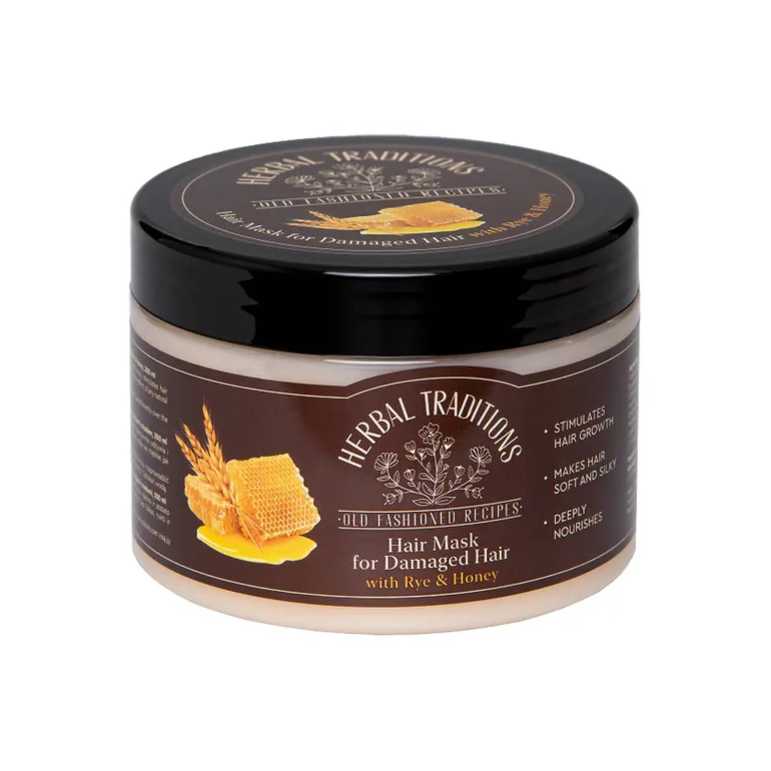 Herbal traditions - maska do włosów, zboże i miód, 300 ml