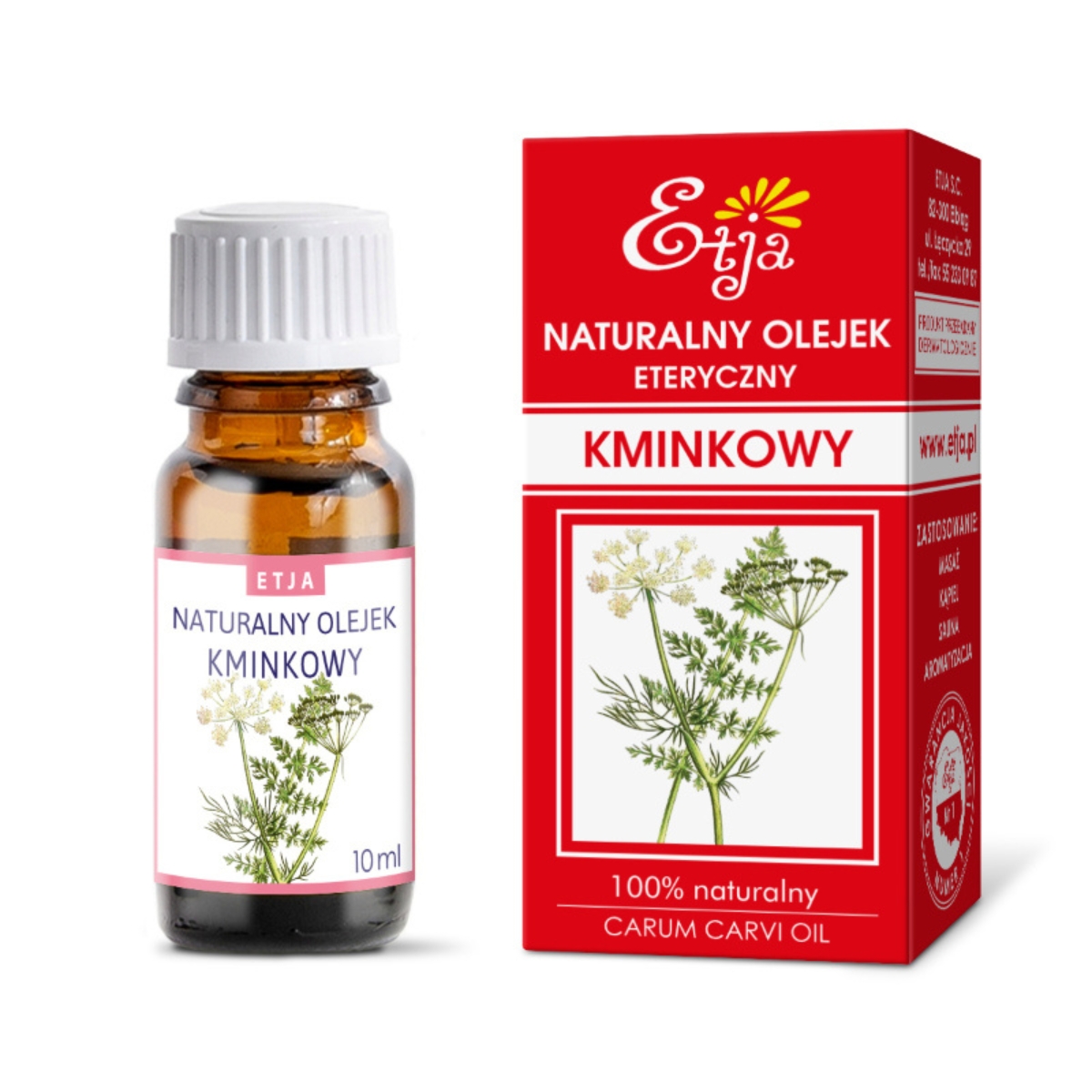 Etja - naturalny olejek eteryczny, kminkowy, 10 ml