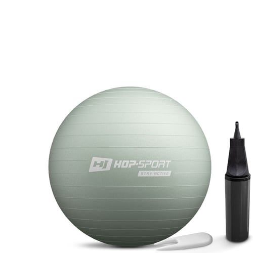 Gymnastikball 45cm mit Luftpumpe - hellgrün