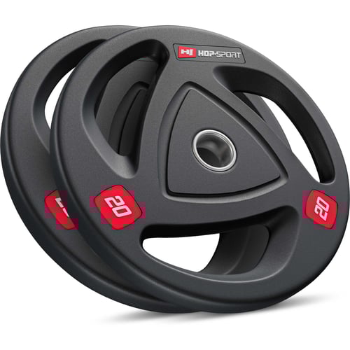 Ensemble de disques de musculation olympiques 40 kg 2 x 20 kg