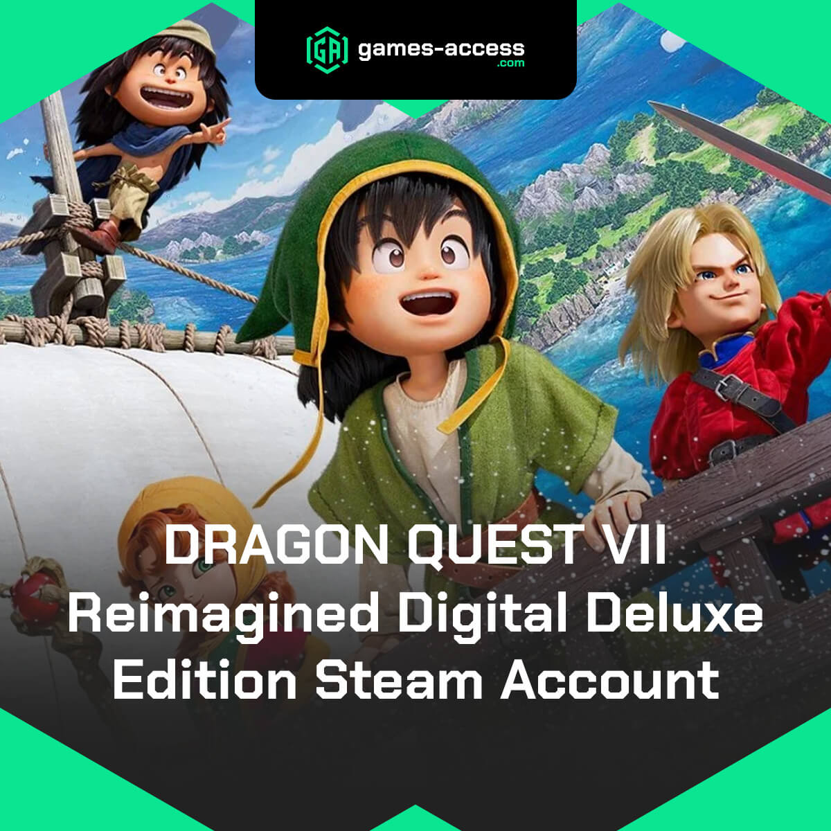 DRAGON QUEST VII Reimagined PC Steam Account – Offline Access