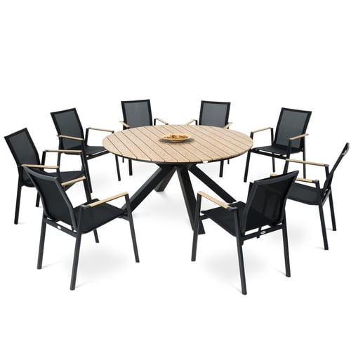 Gartenmöbel-Set OZZANO 8+1