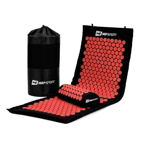 Akupressur-Set XL mit Aufbewahrungstasche - rot