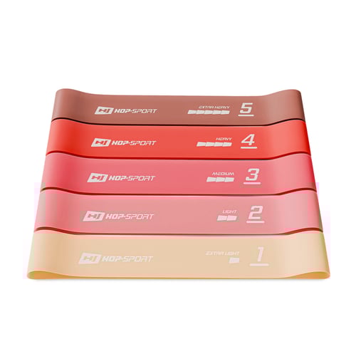 Fitnessbänder 600x50mm rot