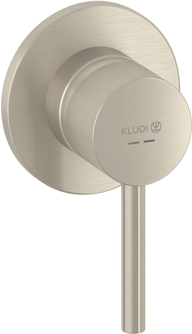 Kludi Bozz bateria prysznicowa podtynkowa nikiel szczotkowany 38925N576