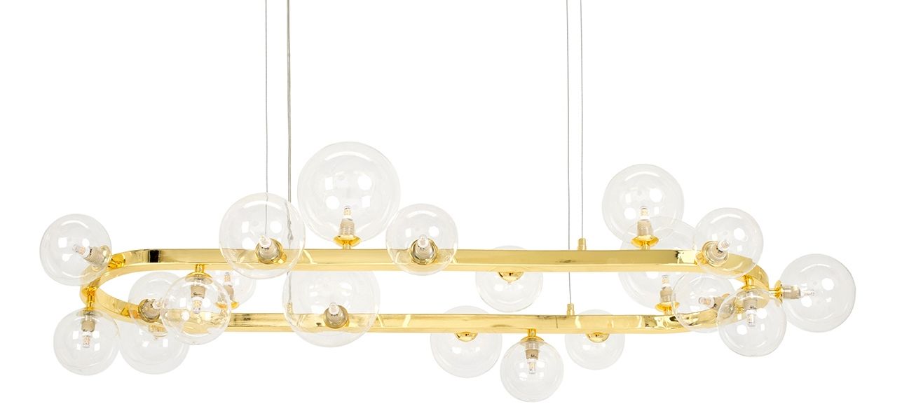 Moosee Alure Oval lampa wisząca 20x5 W złota MSE1501100551