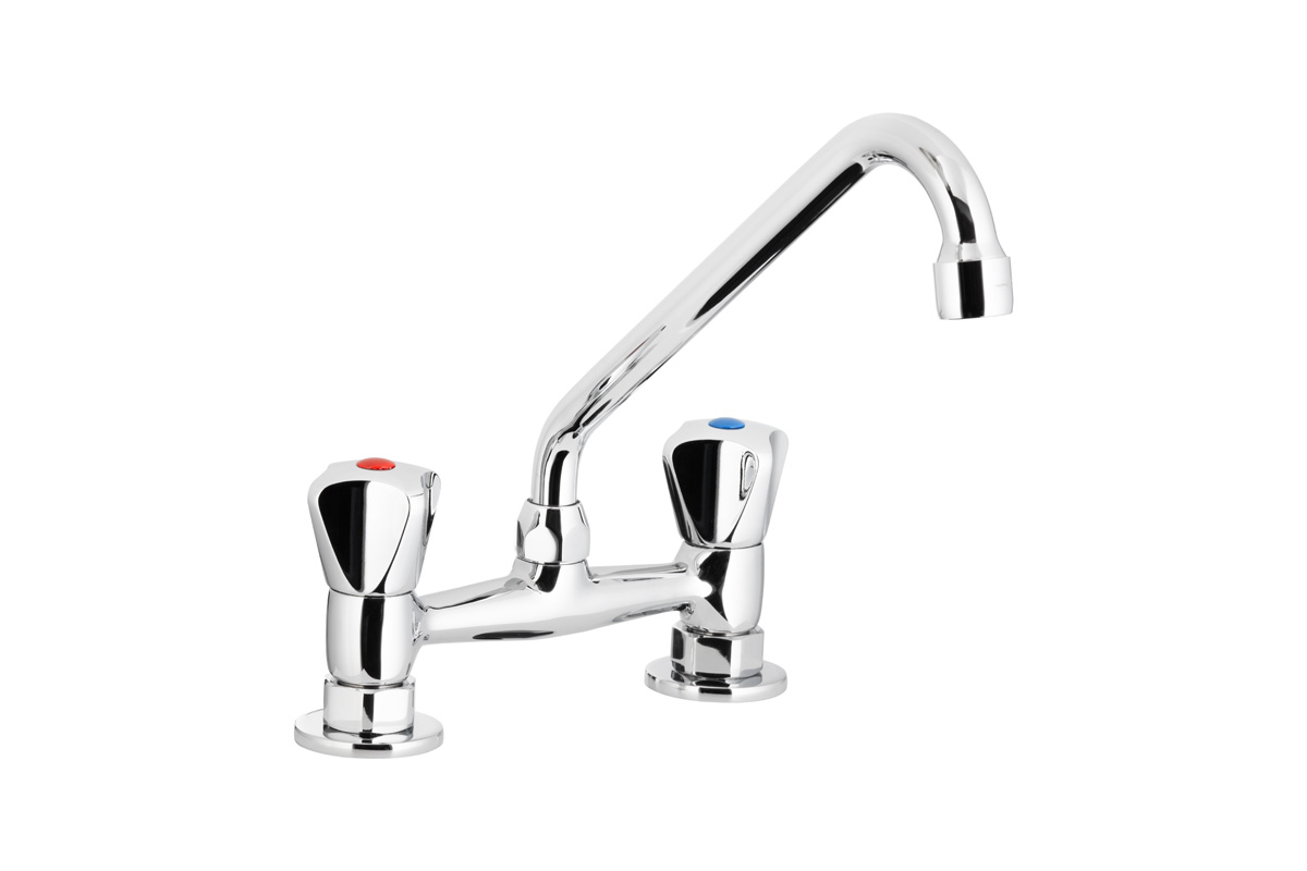 KFA Armatura Standard bateria kuchenna stojąca z uchwytami A chrom 301-510-00 - Wysyłka w 24h