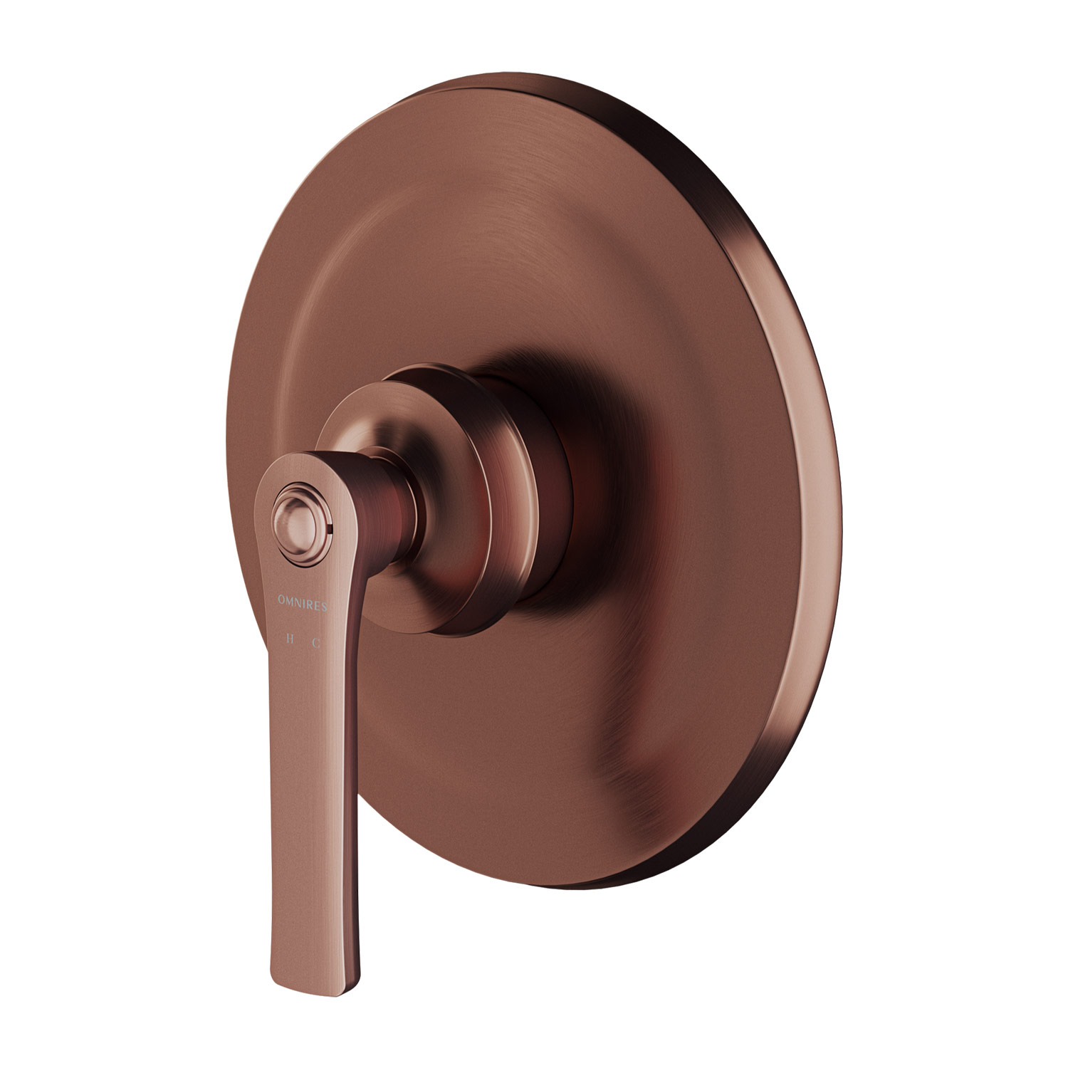 Omnires Armance bateria prysznicowa podtynkowa miedź antyczna AM5245ORB