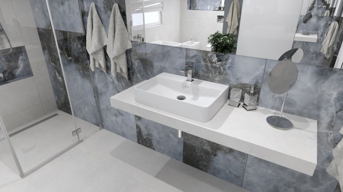 LaVita Altaya umywalka 50x43 cm prostokątna nablatowa biała - Wysyłka w 24h