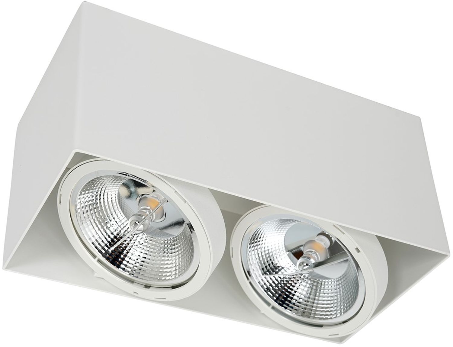 Milagro Plaza lampa podsufitowa 2x12W biała ML4745