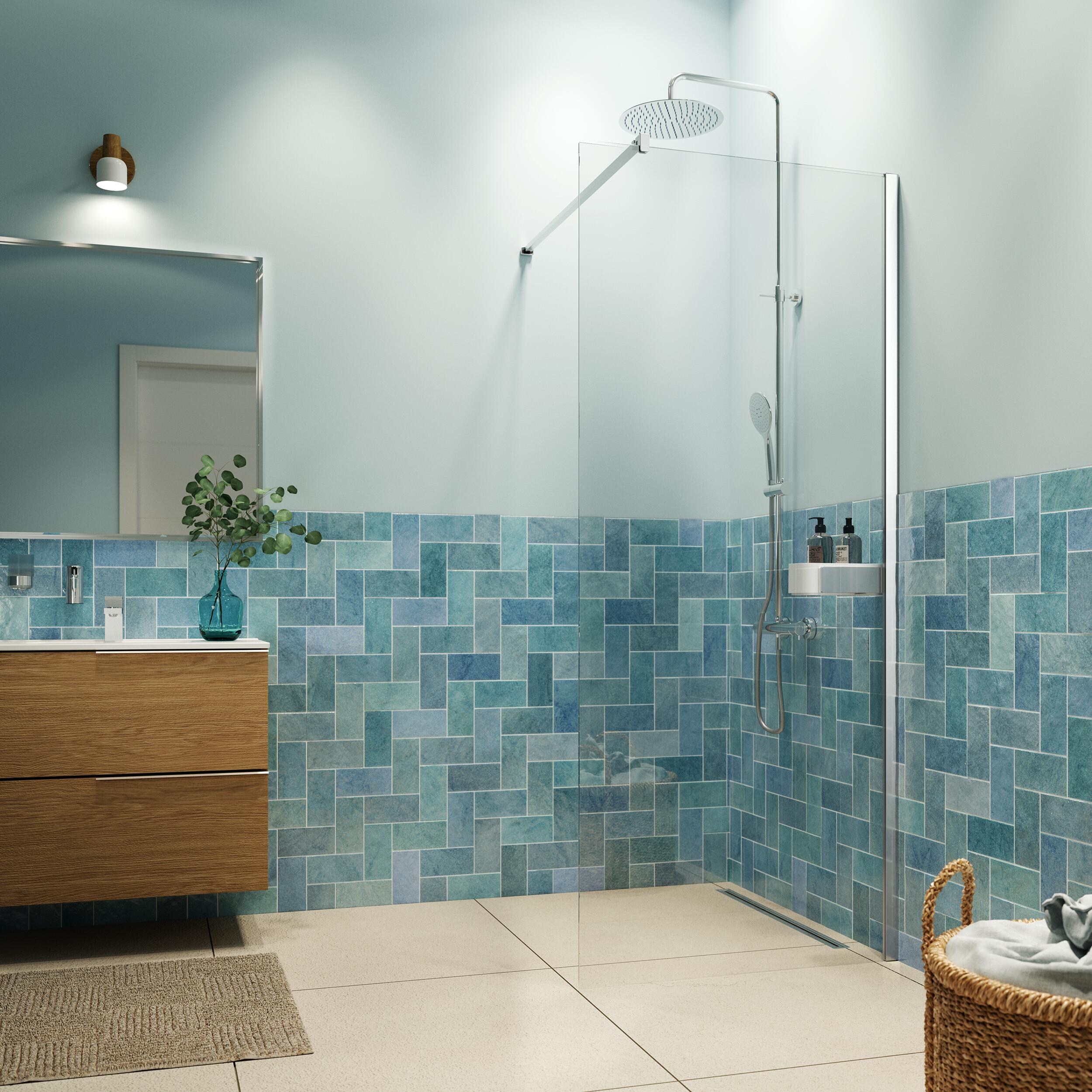 Sealskin INC ścianka prysznicowa walk-in 140 cm chrom połysk/szkło przezroczyste XIA31406265100