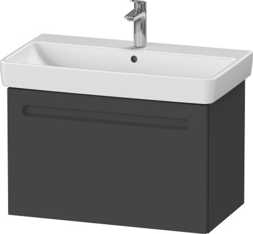 Zestaw Duravit No.1 umywalka z szafką 74 cm grafit mat/biały (N14383049490000, 23758000002) - Wysyłka w 24h