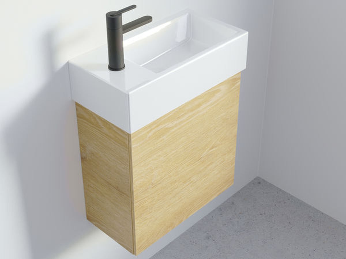 Riho Livit Tiny umywalka 41x20 cm prostokątna biała W012002005