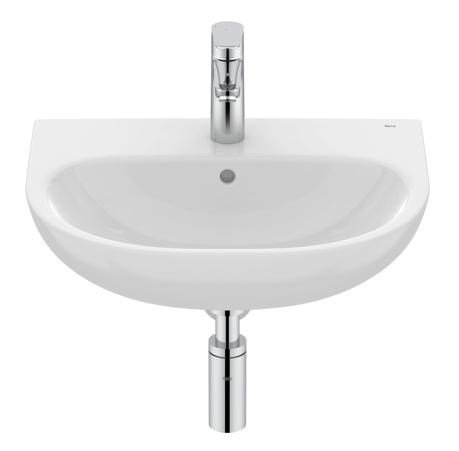 Roca Victoria umywalka 52x43 cm półokrągła biała A325V03000