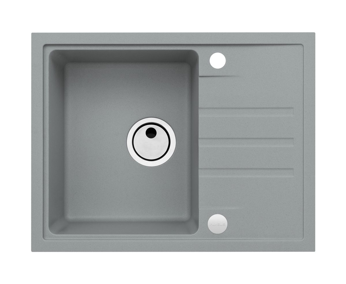 Alveus Intermezzo 30 zlewozmywak granitowy 62x48 cm 1-komorowy beton 1303081