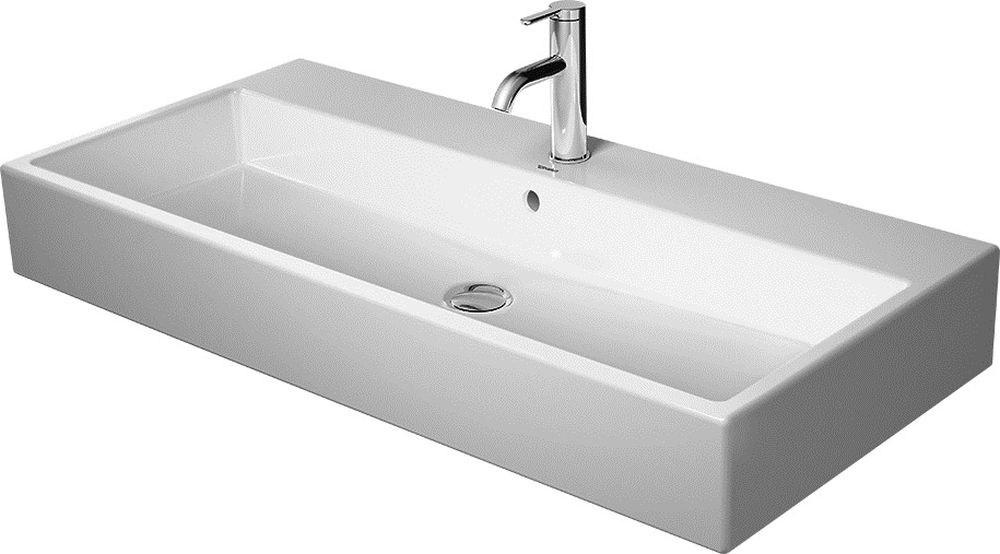 Duravit Vero Air umywalka 100x47 cm szlifowana prostokątna biała 2350100071