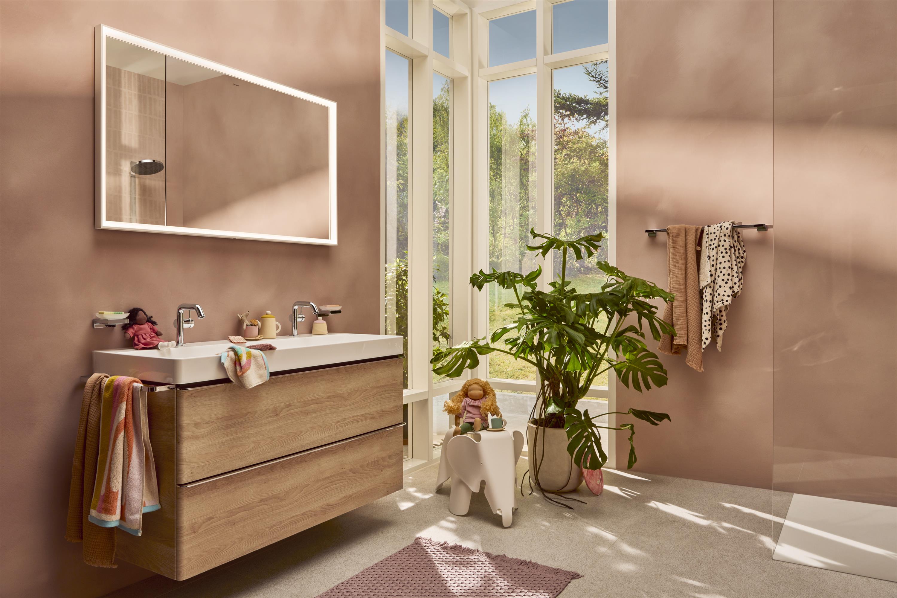 Hansgrohe Xelu Q umywalka 120x48 cm ścienna prostokątna SmartClean biały 61042450