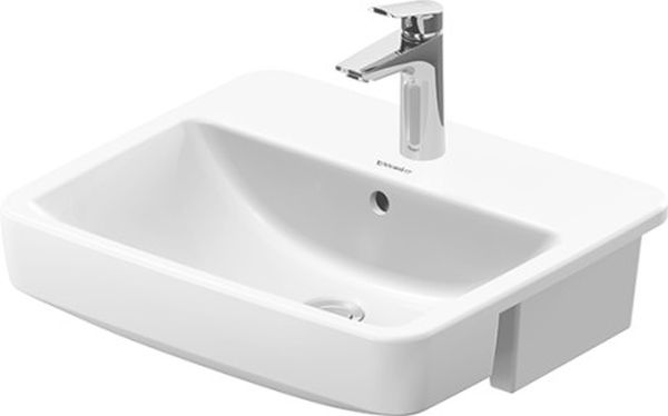 Duravit No. 1 umywalka 55x46 cm półokrągła biała 03765500002