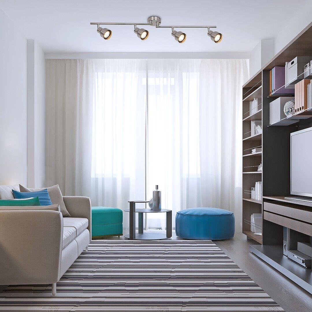 Rabalux Blake lampa podsufitowa 4x50W chrom satyna 3186