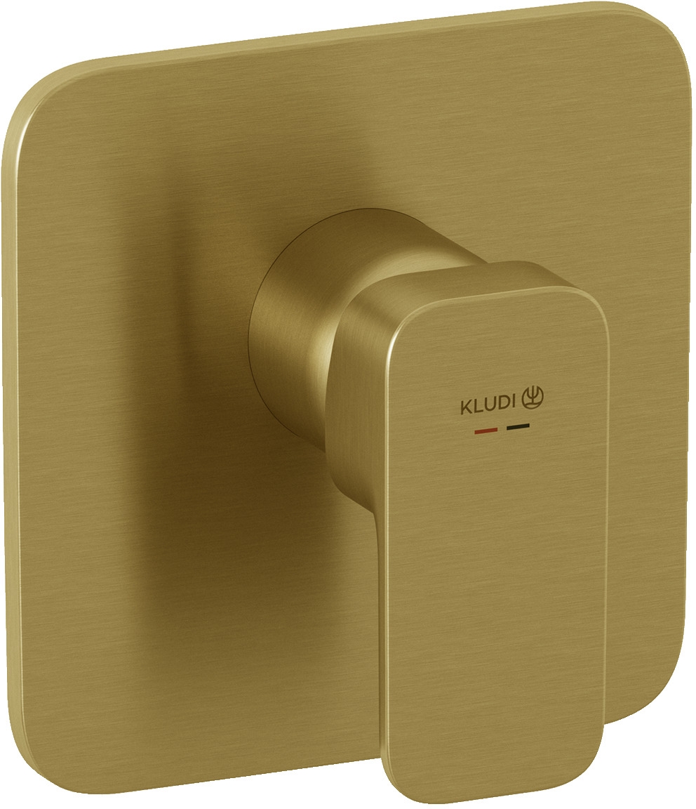 Kludi Renon bateria prysznicowa podtynkowa złoty szczotkowany 42755N075