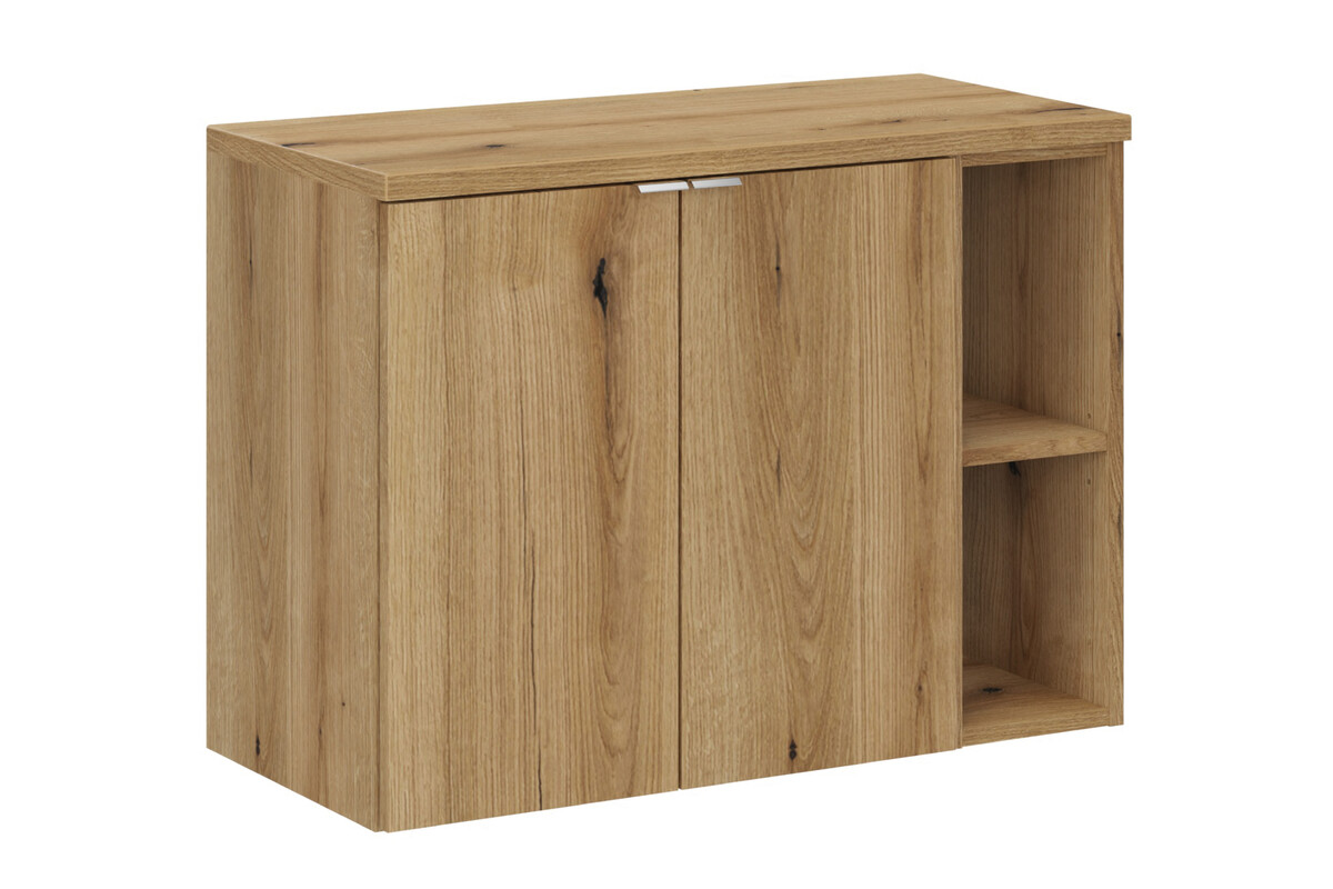 Zestaw Comad Nova Oak szafki 60 cm i 20 cm z blatem meblowym 80 cm dąb SET-NOA B OAK 80CM D LR