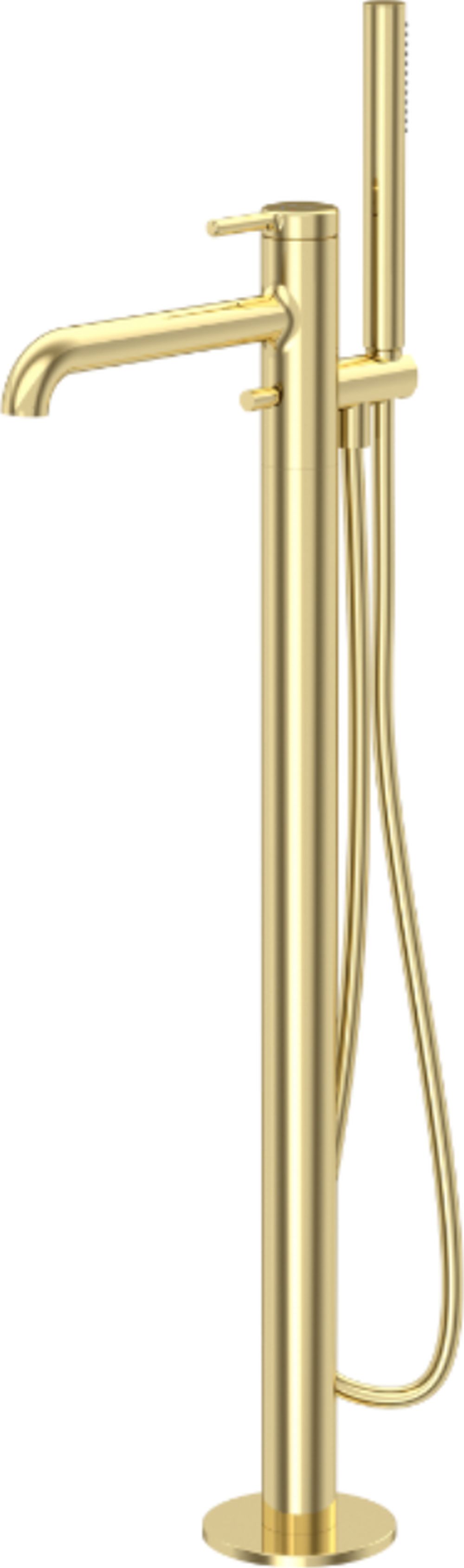 Excellent Delta Pi bateria wannowo-prysznicowa wolnostojąca złoty połysk AREX.1254GL