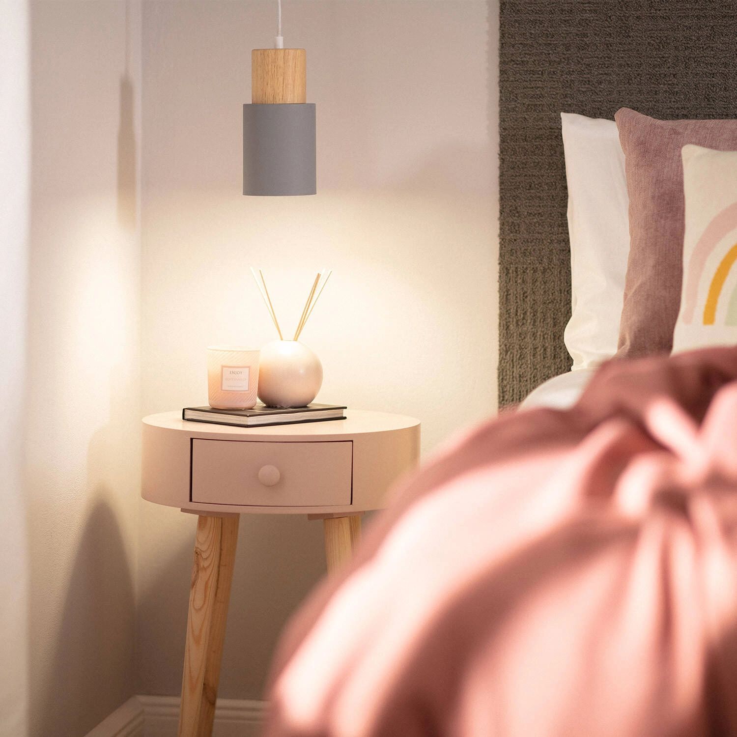 Abruzzo Vita lampa wisząca 1x20 W szary ABR-ZE27-VITA-S