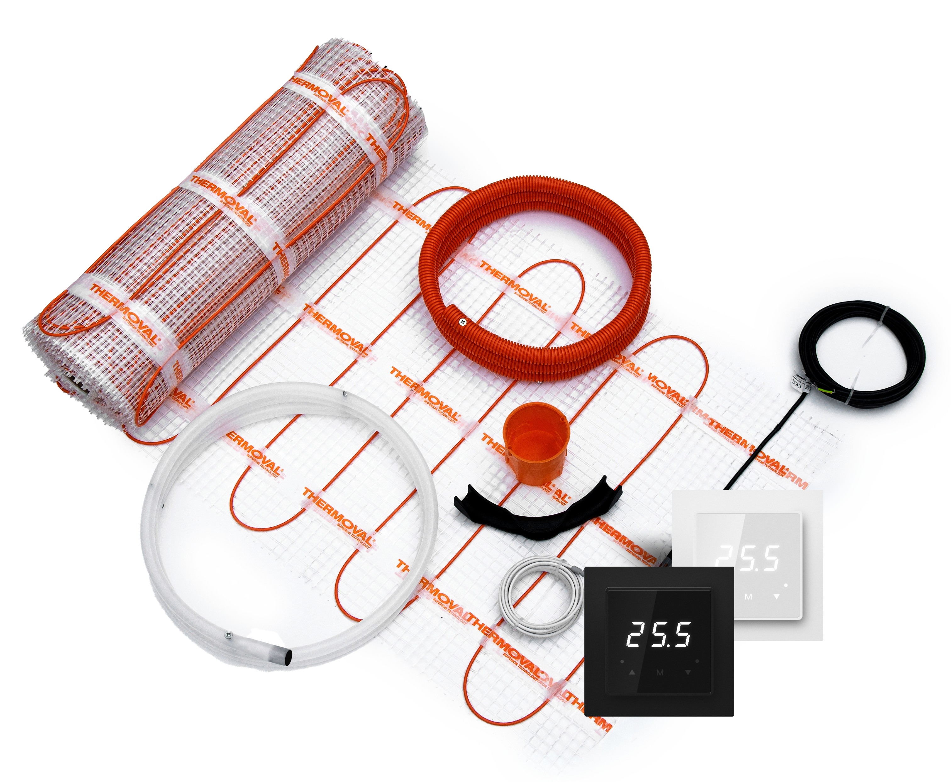 Thermoval TV TO mata grzewcza z termoregulatorem 1,5 m2 170 W/m2