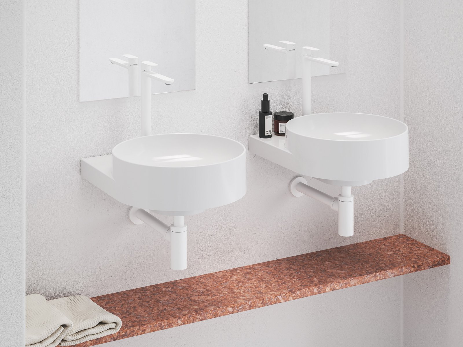 Ravak Eleganta bateria umywalkowa stojąca BeCool biały mat X070420