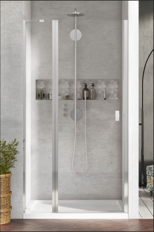 Radaway Nes DWJ II drzwi prysznicowe 100 cm lewe chrom/szkło przezroczyste 10036100-01-01L