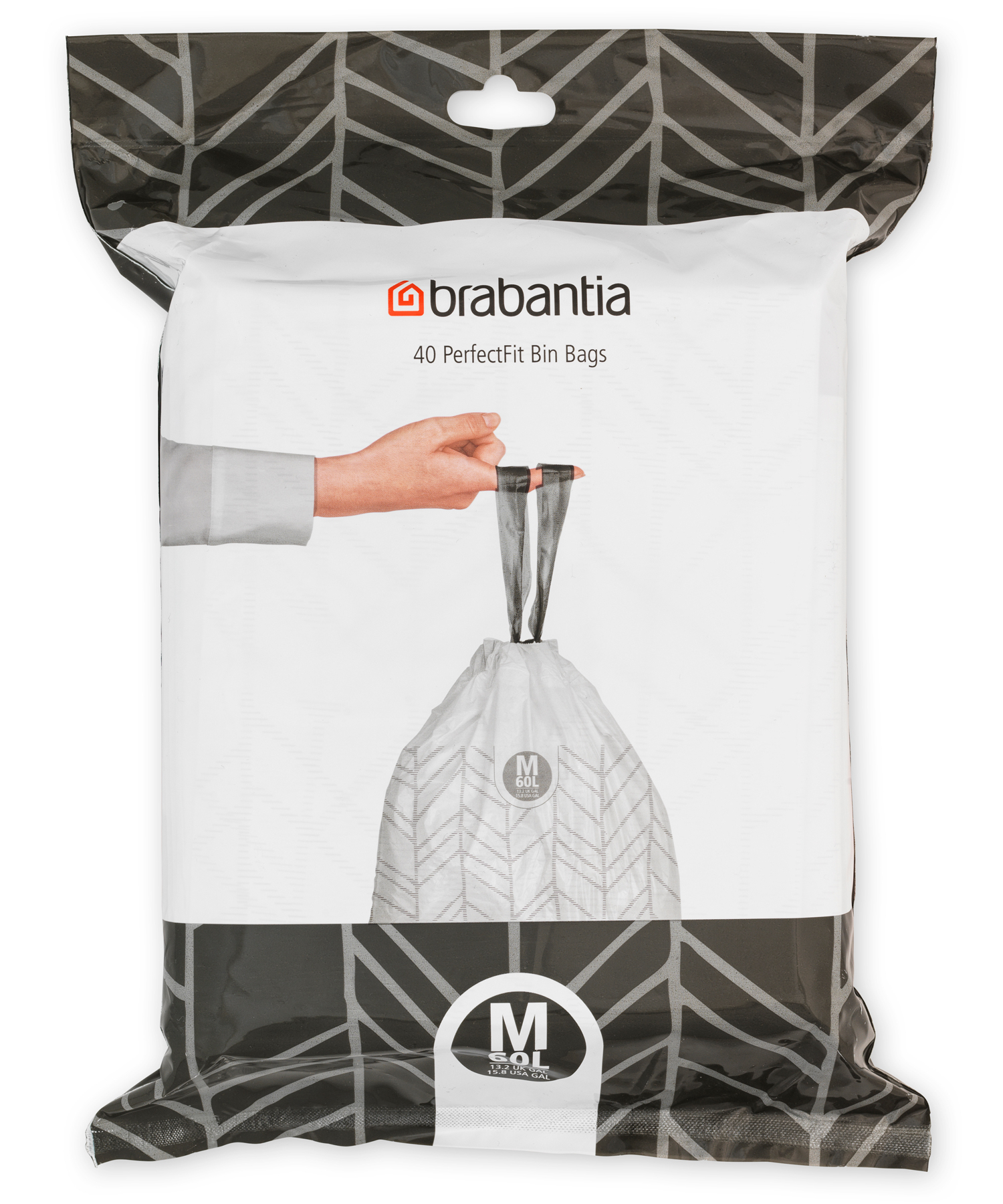 Brabantia PerfectFit worki na śmieci 60 l biały 138829 - Wysyłka w 24h