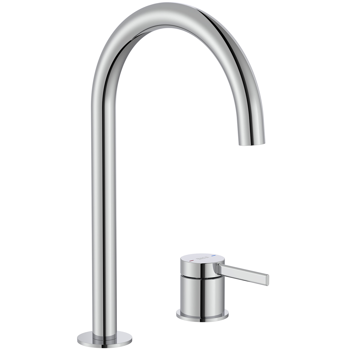 Roca Ona bateria umywalkowa stojąca chrom A5A389EC00