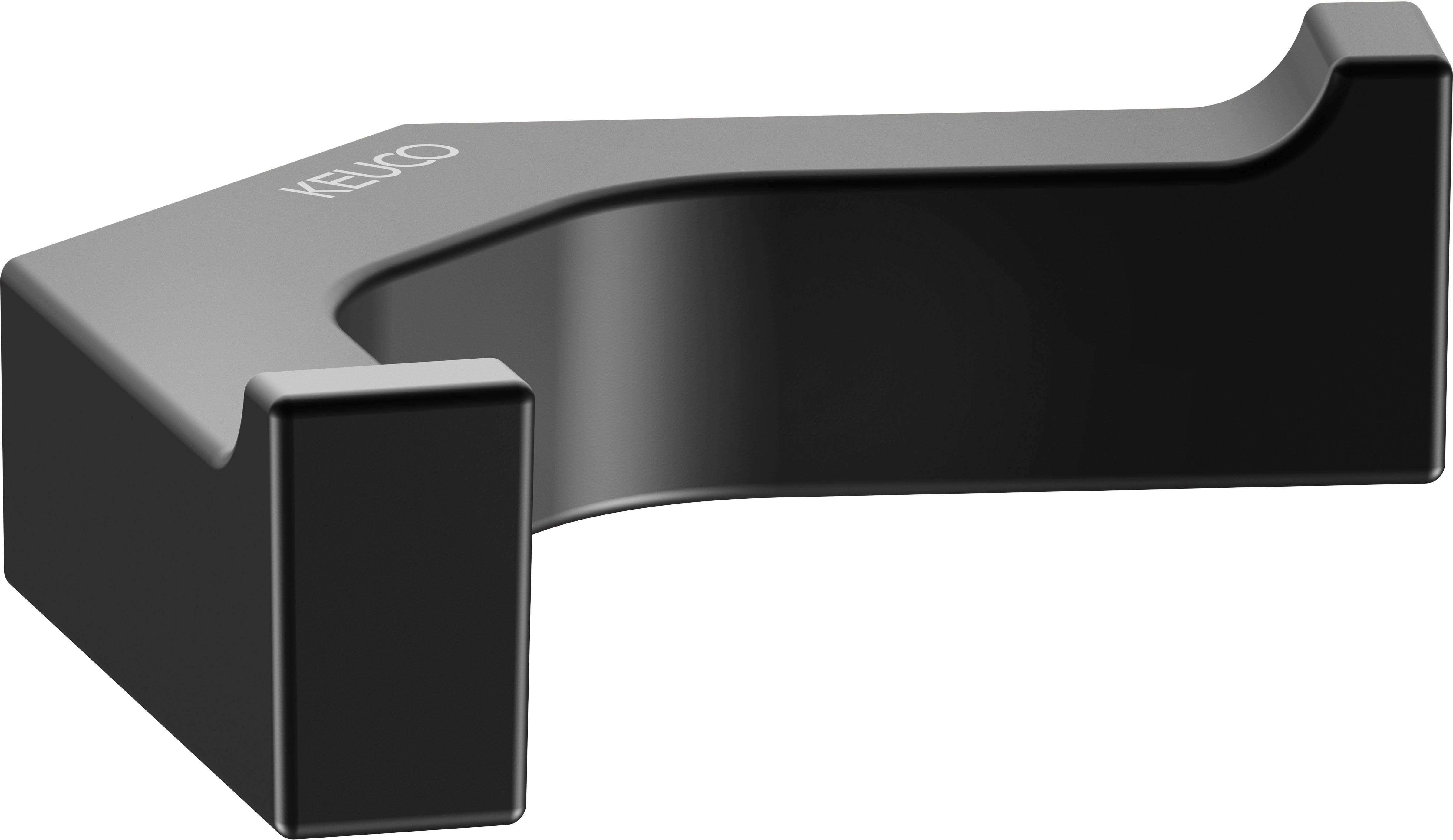 Keuco Edition 11 wieszak na ręcznik czarny mat 11115370000