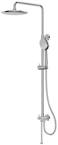 LaVita Orion zestaw prysznicowy ścienny z deszczownicą chrom