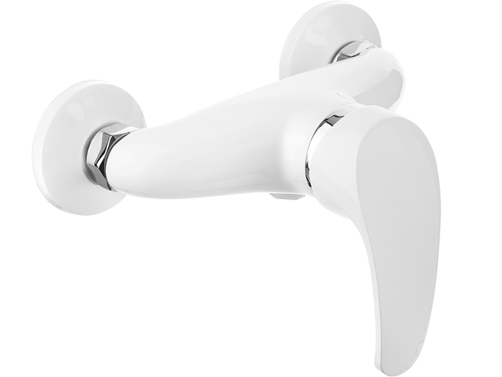 Kuchinox Kakadu bateria prysznicowa ścienna biały połysk BKK640D - Wysyłka w 24h