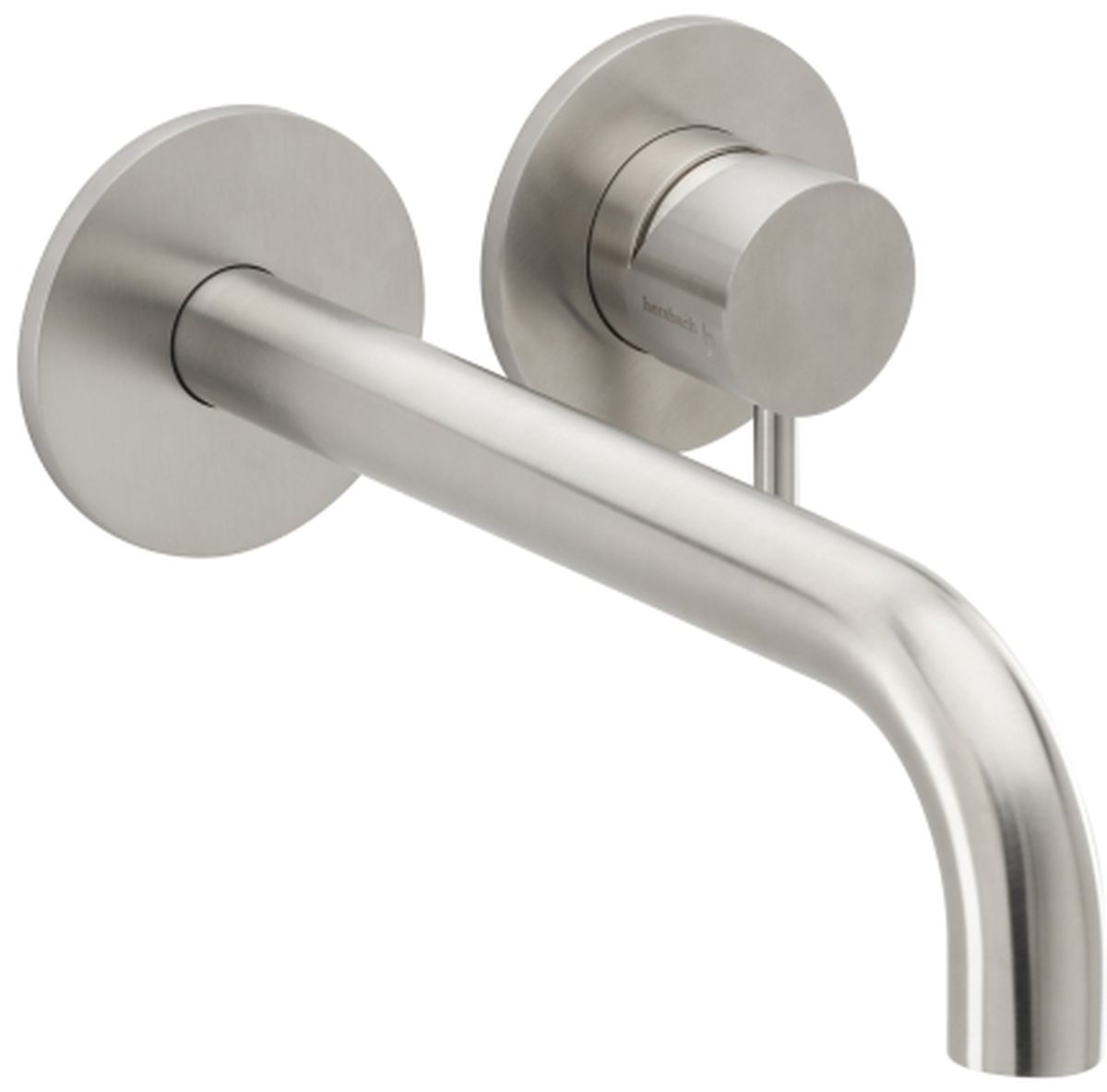 Herzbach Deep iX bateria umywalkowa podtynkowa stal szczotkowana 28.203757.1.09