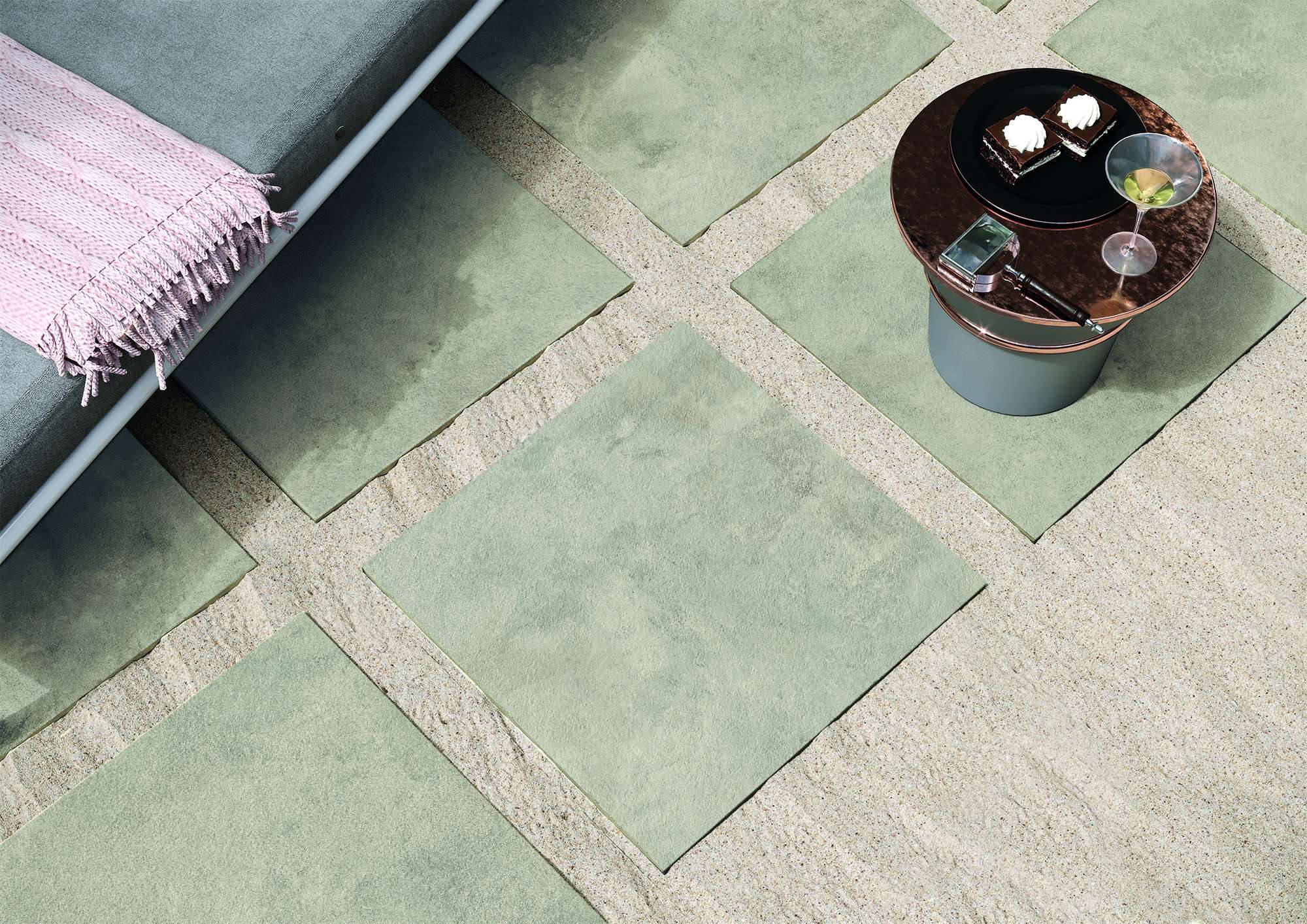 Opoczno Quenos Light Grey Lappato płytka ścienno-podłogowa 59,8x59,8 cm szary lappato