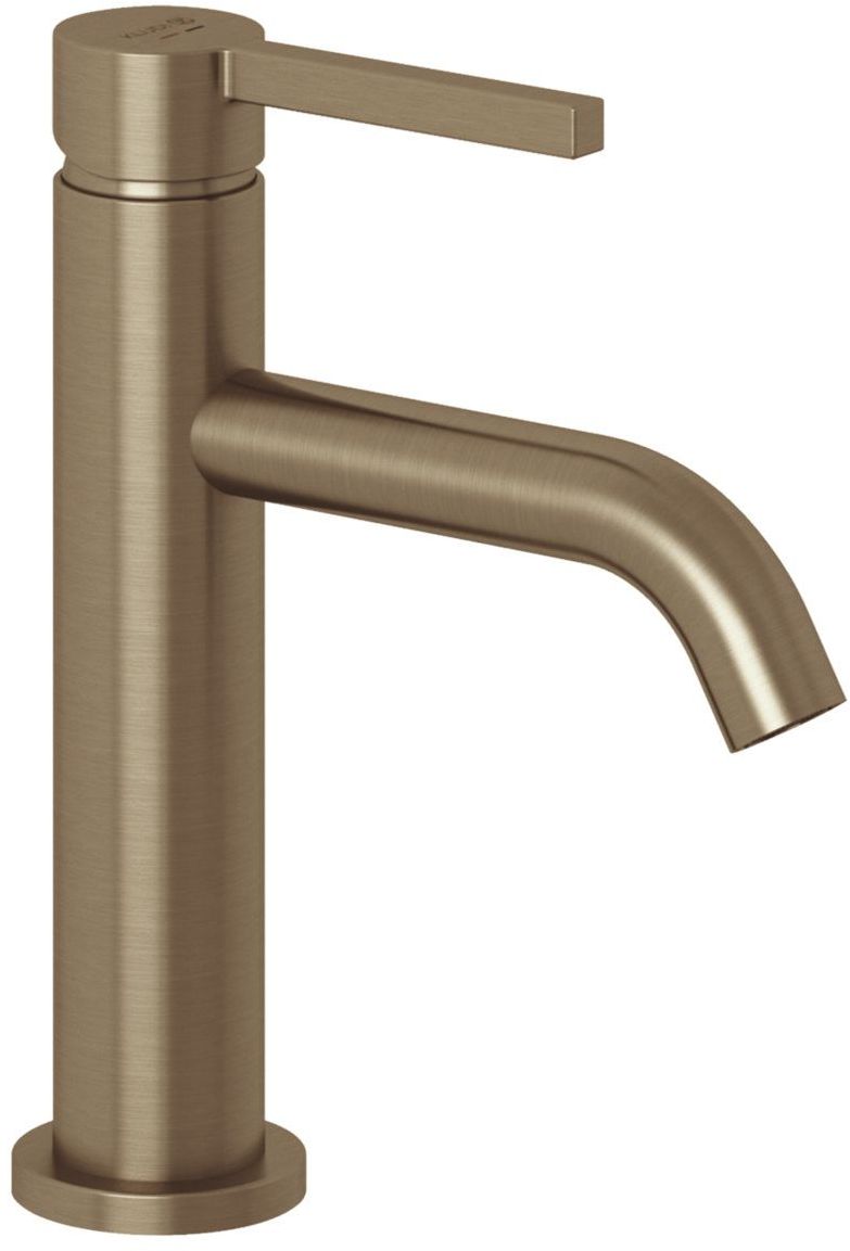 Kludi Nova Fonte Pura bateria umywalkowa stojąca brązowy szczotkowany 20028N115