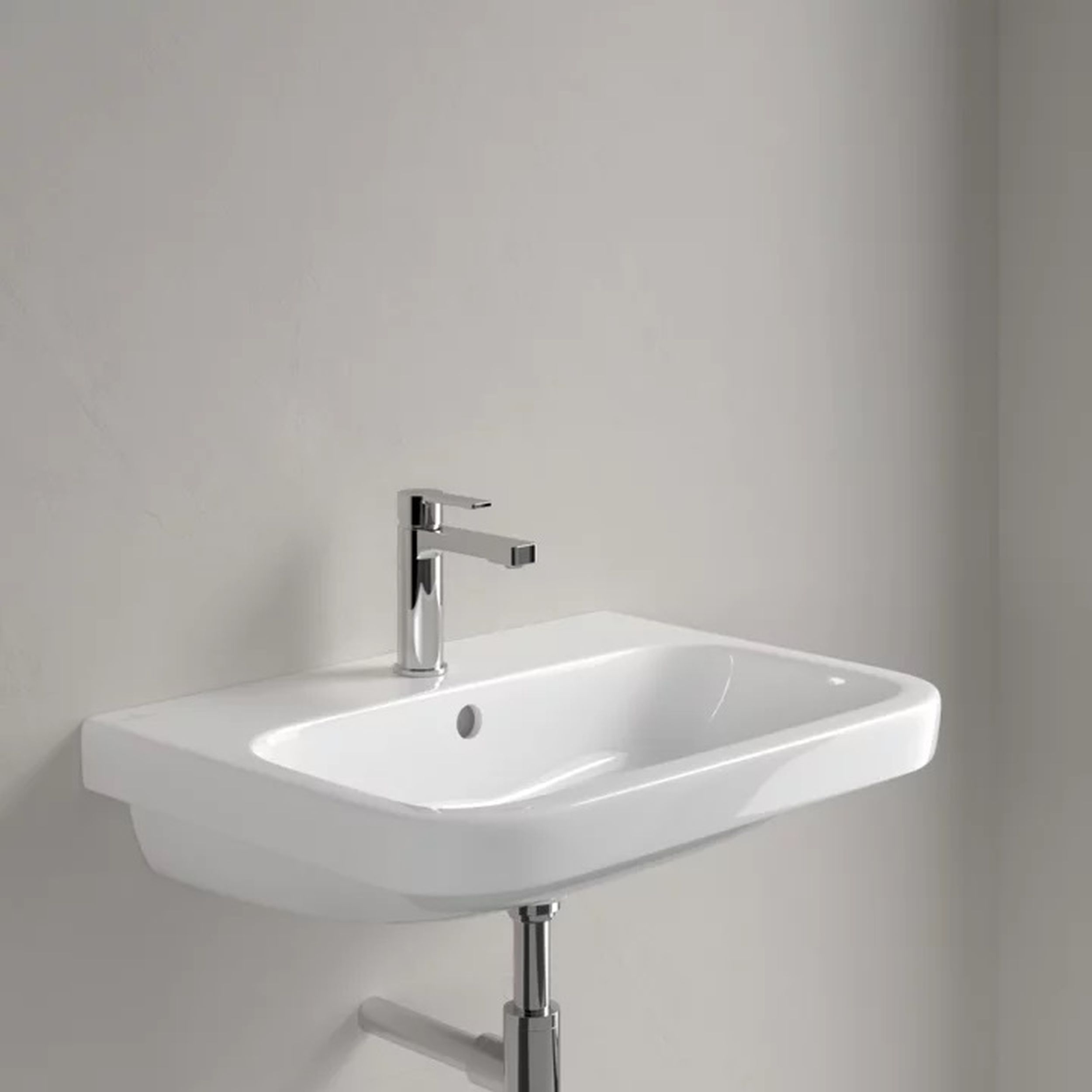 Villeroy & Boch Architectura umywalka 65x47 cm ścienna prostokątna Weiss Alpin 4188KG01