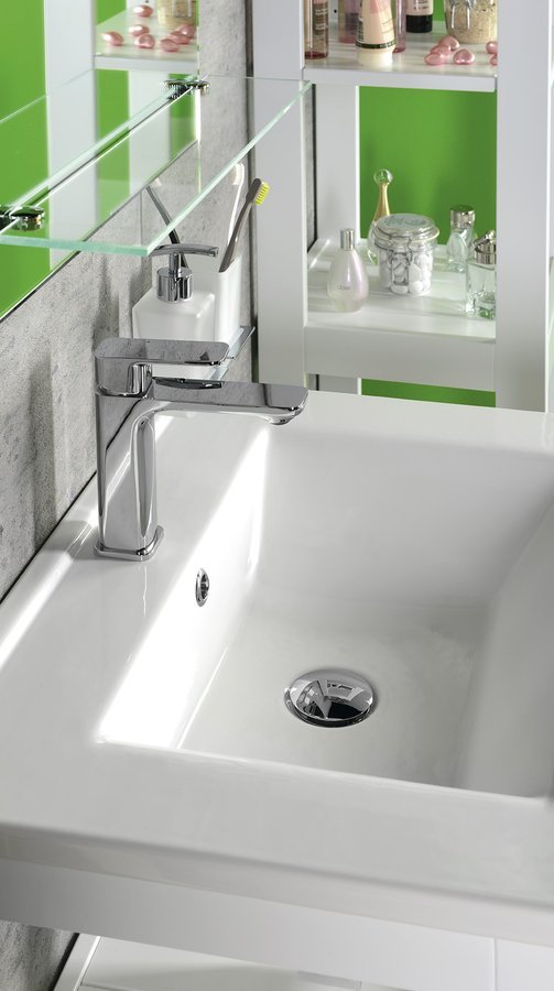 Aqualine Factor bateria umywalkowa stojąca chrom FC103