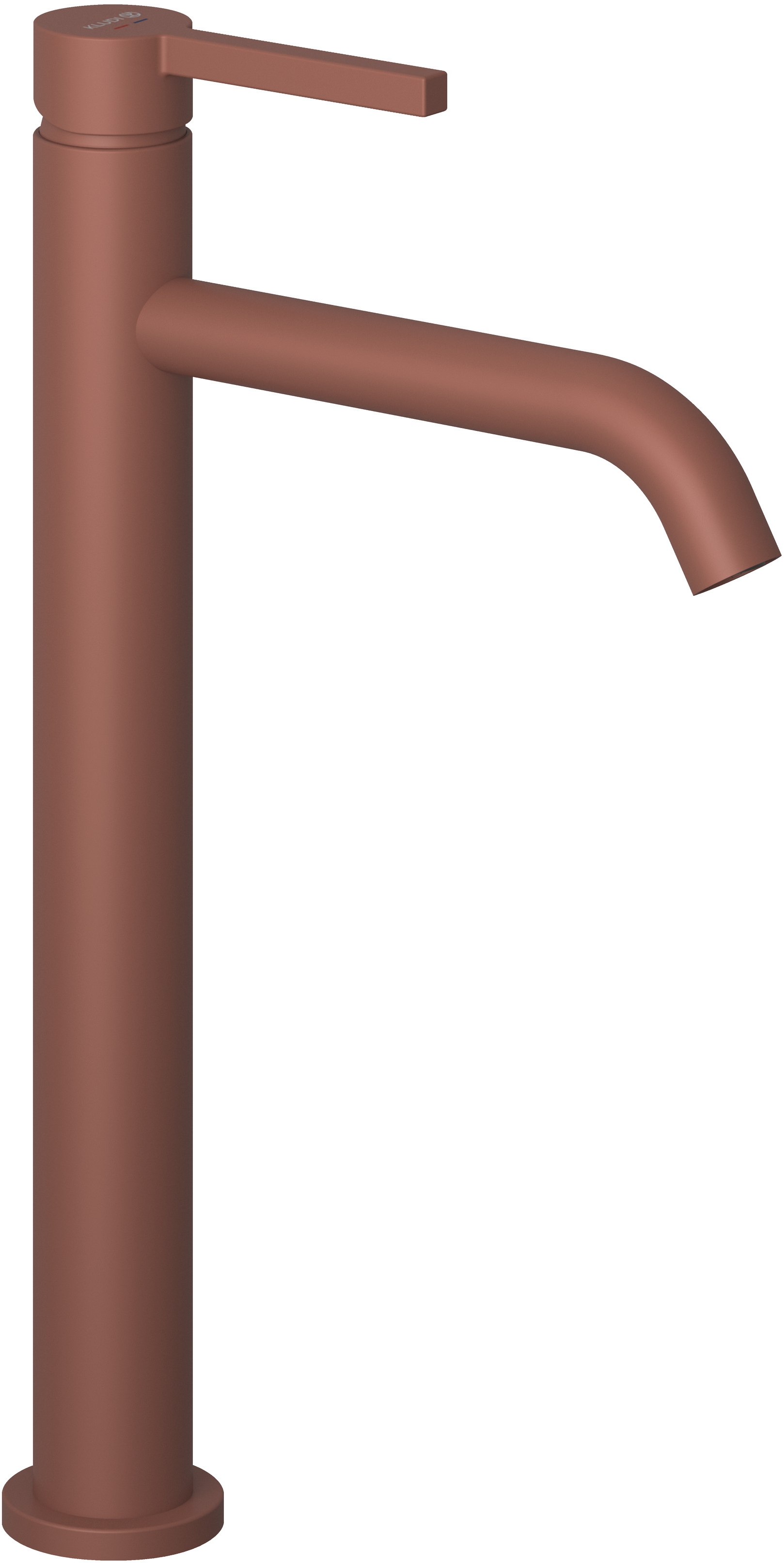 Kludi Nova Fonte Pura bateria umywalkowa stojąca koralowy mat 20298O515