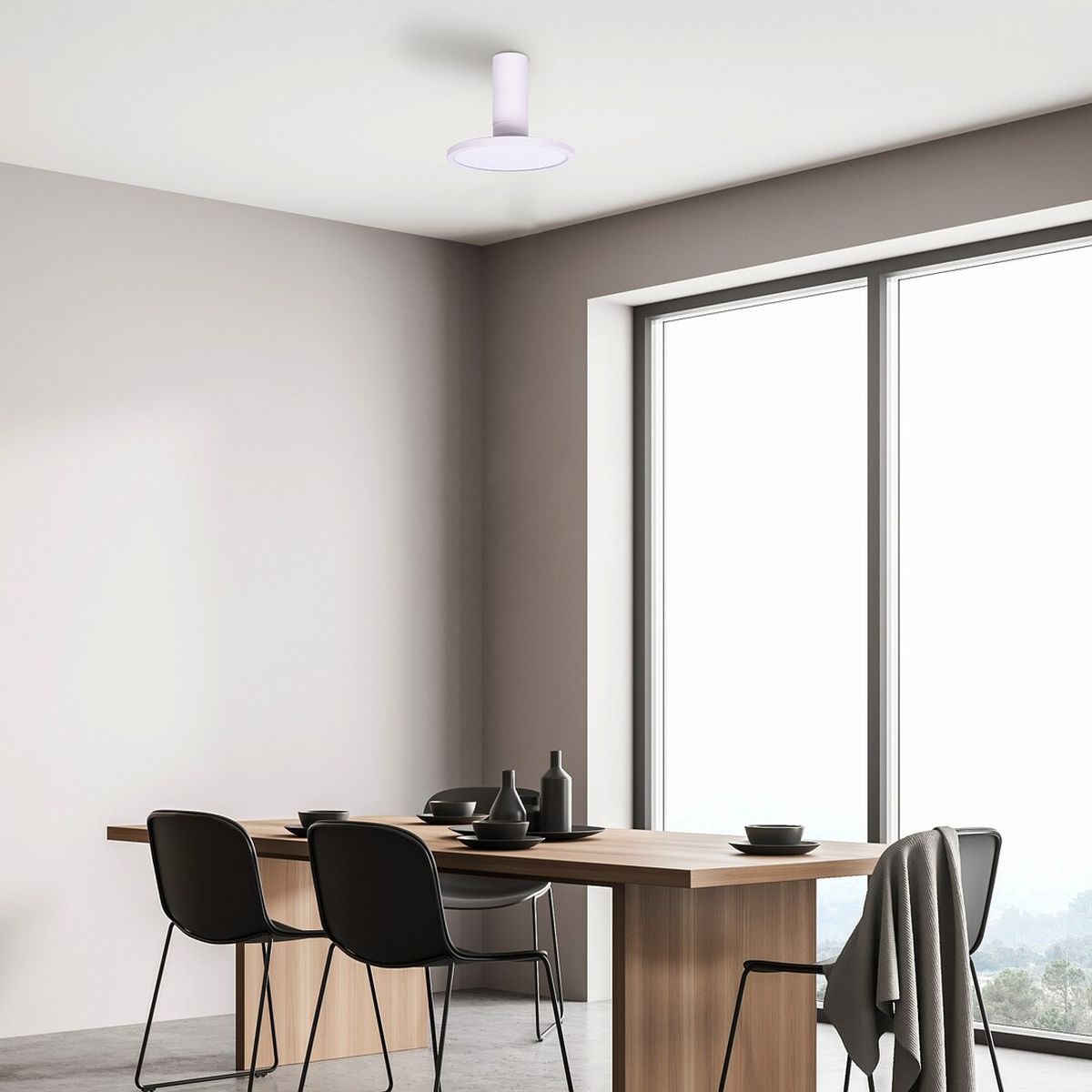 Rabalux Ovidia lampa podsufitowa 1x20 W biała 71328