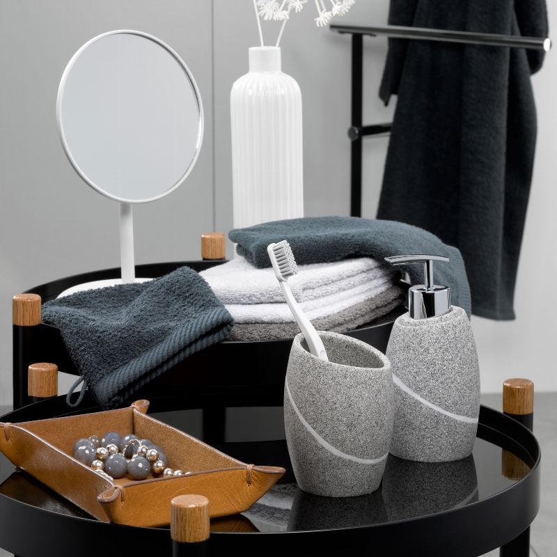 Kela Talus dozownik do mydła 300 ml stojący szary 20257 - Wysyłka w 24h