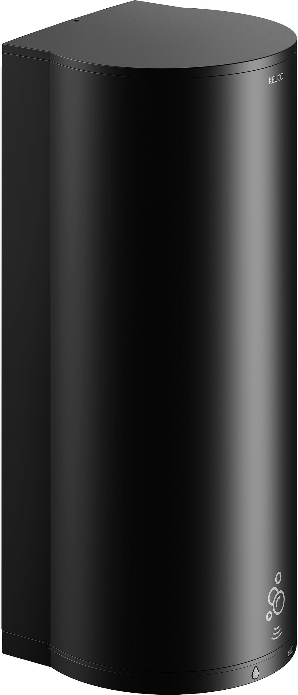 Keuco Plan dozownik do mydła 1000 ml czarny mat 14986370037