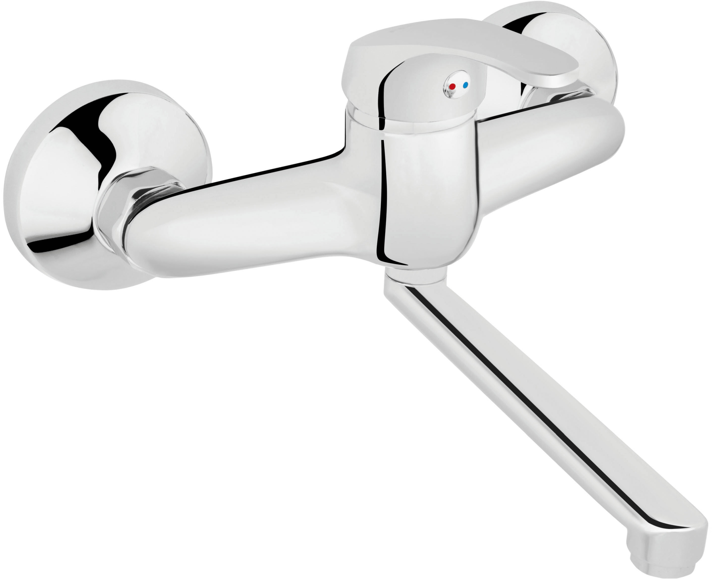 Ferro Basic bateria umywalkowa ścienna chrom BBC3 - Wysyłka w 24h